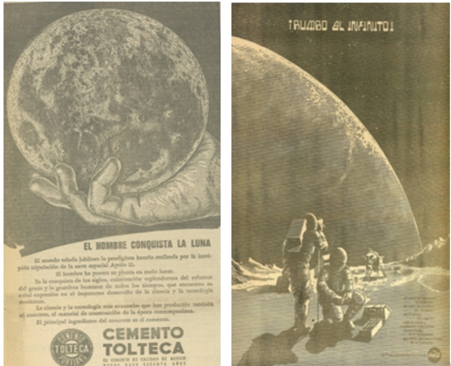 En un mundo dominado por la Guerra Fría.jpg En un mundo dominado por la Guerra Fría, la huella del pie del hombre sobre la Luna simbolizó la conquista del conocimiento y la ciencia acumulada durante siglos. El júbilo generado por la “prodigiosa hazaña” alcanzó a una humanidad que comenzó a vislumbrar nuevos y más importantes desafíos. Imágenes recuperadas de: El Universal.