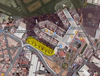 Dedo L en amarillo extension de la Terminal 2.jpg