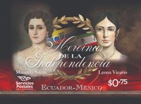 Dos mujeres que lucharon por la Independencia de sus respectivos países.jpg