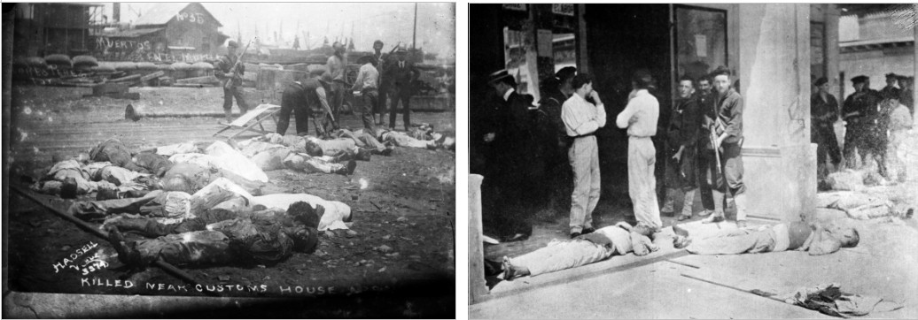 La población civil veracruzana, parapetada en casas, postes, puertas, azoteas y ventanas, prestó un servicio fundamental a la defensa de la ciudad del Heroico Puerto. Sin embargo, su escasa preparación en el uso de armas e inferioridad numérica provocó que cientos de ellos, perdieran la vida en combate.