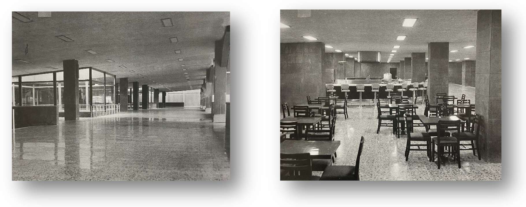 Amplios pasillos y un restaurante fueron parte de los espacios y servicios ofrecidos por la estación de Buenavista.  Libro: Los ferrocarriles en la Ciudad de México. Movilidad y abastecimiento de una gran urbe 1860-1970.