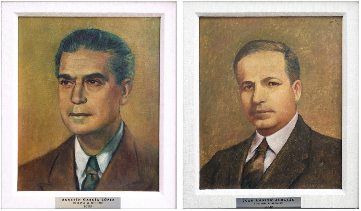Ing Agustin Garcia Lopez.jpg Ing. Agustín García López y General Juan Andrew Almazán. Colección SICT.