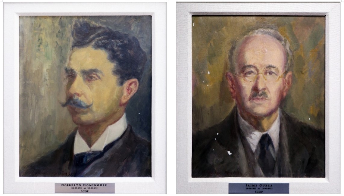 Ing. Norberto Domínguez e Ing. Jaime Gurza. Colección SICT.