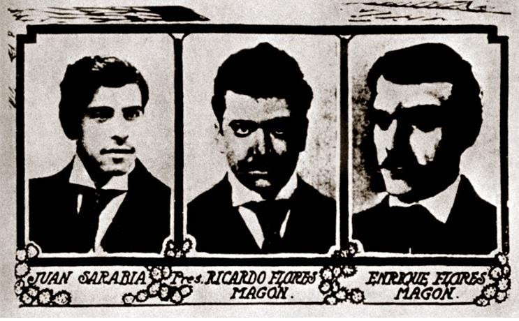 Con el argumento de que “los revoltosos” radicados en EU organizaban una rebelión contra el gobierno establecido en México, Porfirio Díaz obtuvo la ayuda de autoridades postales, policiacas y diplomáticas estadounidenses, que usaron como “prueba” la correspondencia de Flores Magón con los liberales para acusarlos, procesarlos y encarcelarlos. Foto recuperada de: ¡Tierra y Libertad! El sueño de una Revolución. 