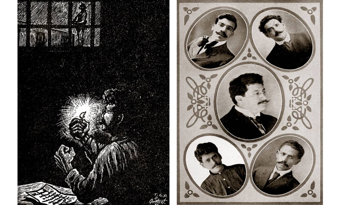 Los liberales mexicanos en el exilio encarnaron el movimiento disidente más relevante dentro y fuera de la República mexicana. Por ello, Juan Sarabia, Antonio I. Villarreal y los hermanos Ricardo y Enrique Flores Magón fueron vigilados y perseguidos por los gobiernos de México y Estados Unidos. Fotos recuperadas de: ¡Tierra y Libertad! El sueño de una Revolución.