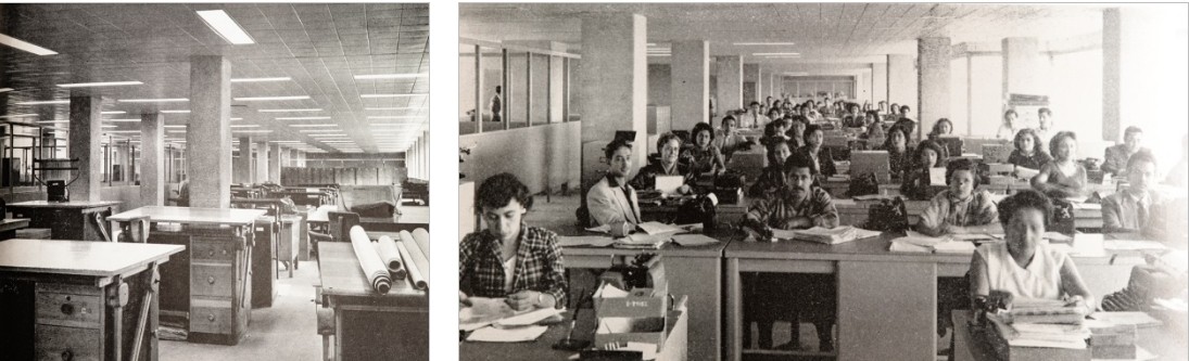 Áreas de trabajo y oficinas.jpg Áreas de trabajo y oficinas administrativas en el Centro SCOP. SCT.