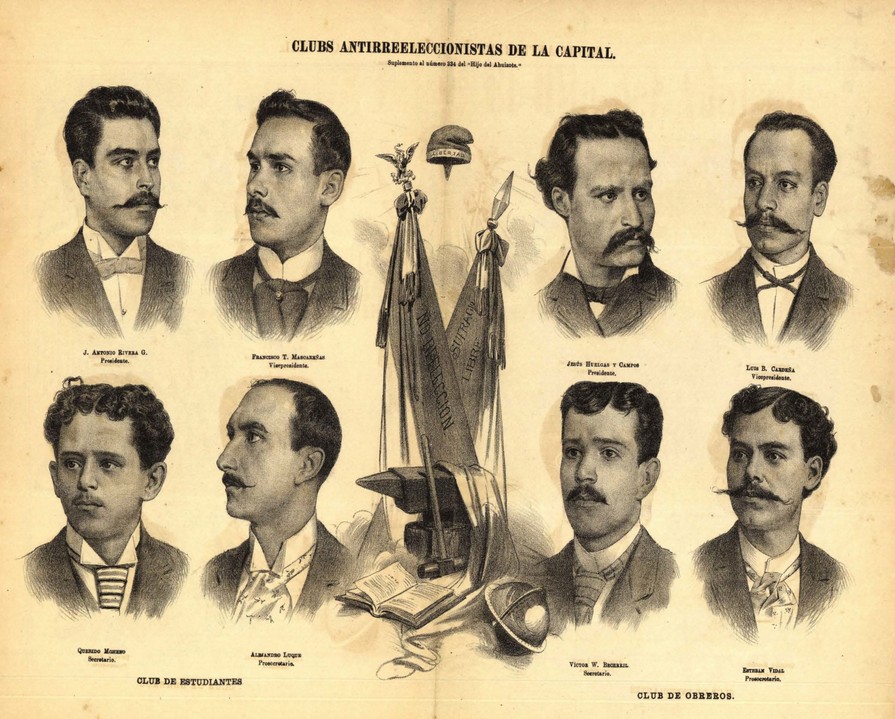 En medio de lo que se consideraba como “las ruinas de la democracia”, los clubes antirreeleccionistas no cejaron en su esfuerzo por organizarse y difundir su pensamiento mediante escritos y discursos públicos. Fotografía recuperada de: El Hijo del Ahuizote, junio 26 de 1892.