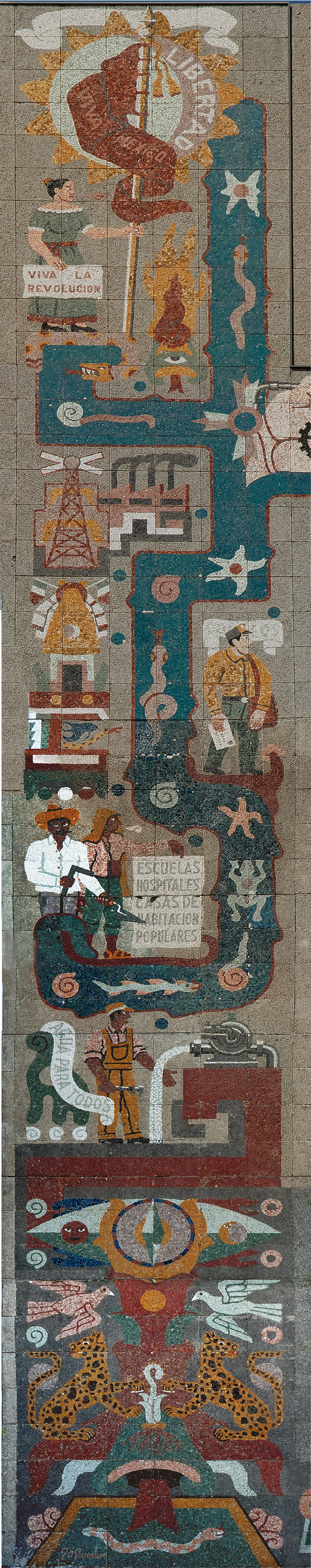 Primera sección del mural Independencia y Progreso (ala izquierda) BB SCT..jpg