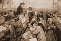 grabado de un aula del siglo XIX.png