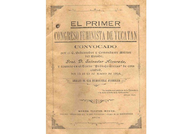 PRIMER CONGRESO FEMINISTA YUCATAN.jpg Primer Congreso Feminista Yucatán (1916)
